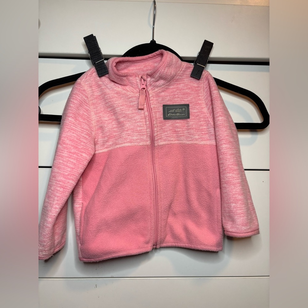 Eddie Bauer Soft Pink Fleece Pullover